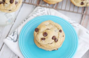 This classic chewy chocolate chip cookie recipe is better than your grandma's!