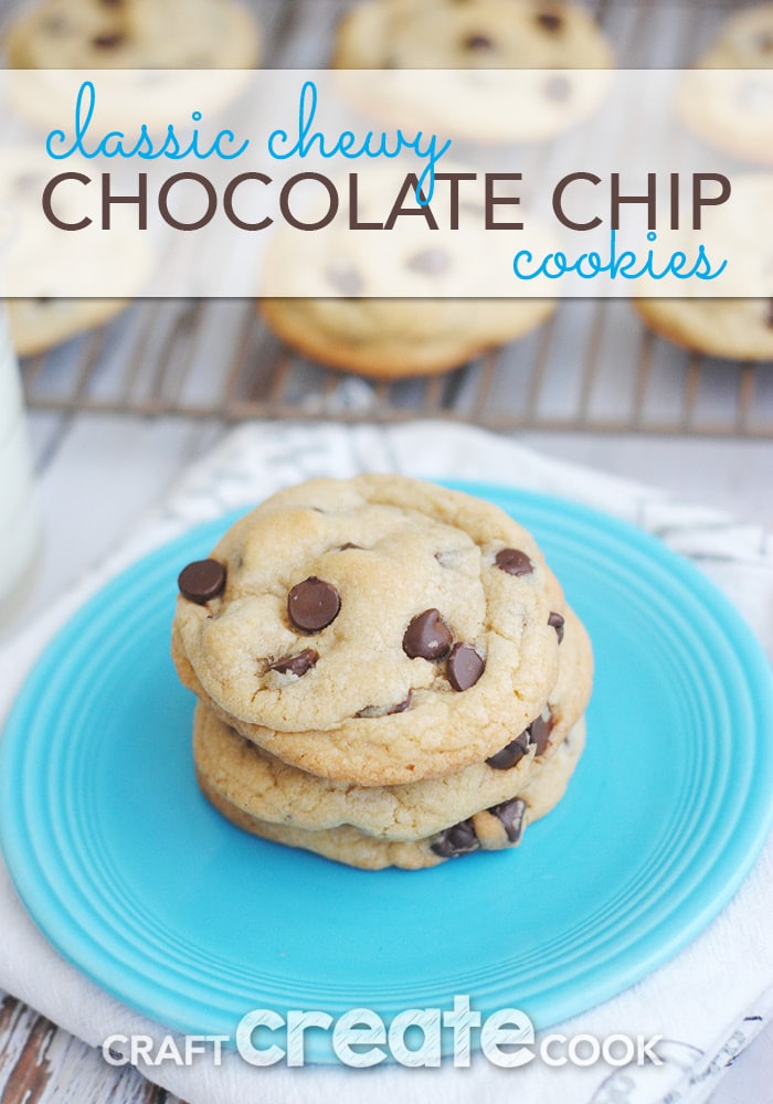 This classic chewy chocolate chip cookie recipe is better than your grandma's!