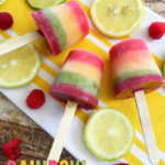 You don't really need to have a party to make these rainbow party ice pops, but they will be a big hit if you do!