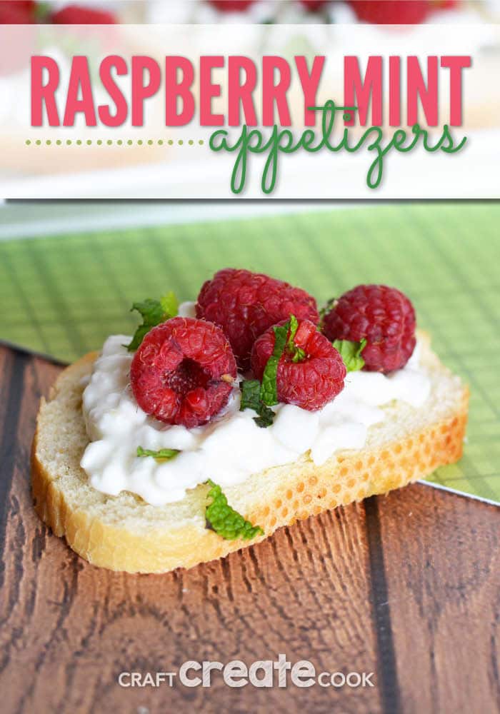 With only 4 ingredients, these unique and delicious raspberry mint appetizers will disappear quickly at your next party.