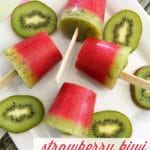 With only three ingredients, these strawberry kiwi ice pops will be a big hit this summer.