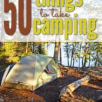 With summer approaching fast, you'll want to check out this list: 50 Things To Bring Camping.