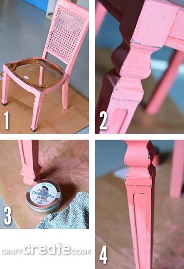 DIY Chalk paint Chair refinishing project