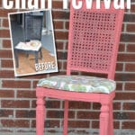 Easy DIY shabby chic Chalk Paint Chair Refinishing Project