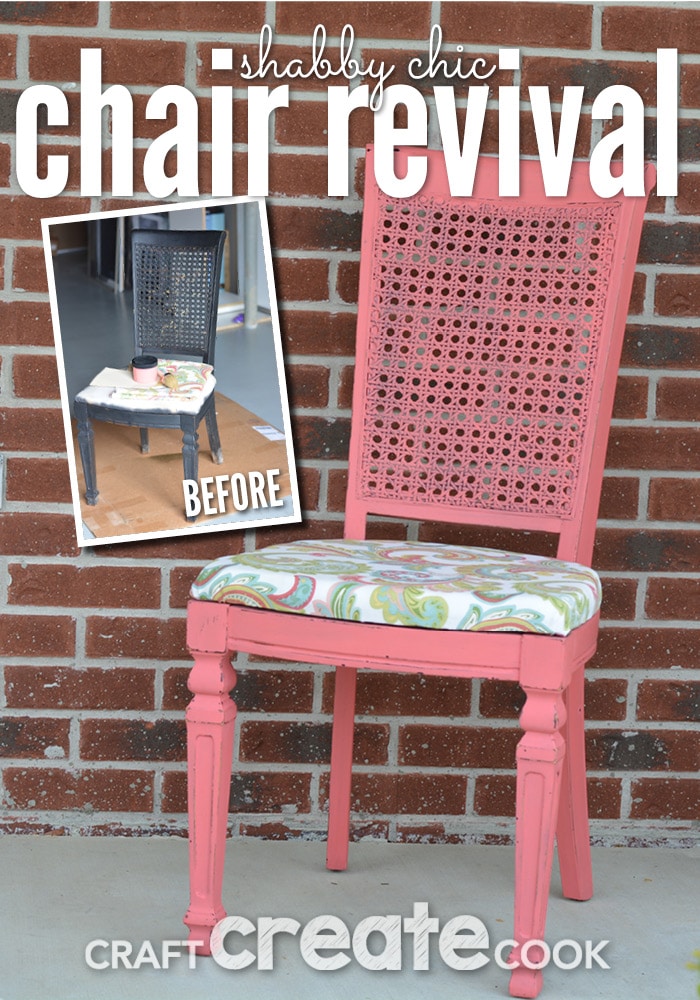 Easy DIY shabby chic Chalk Paint Chair Refinishing Project