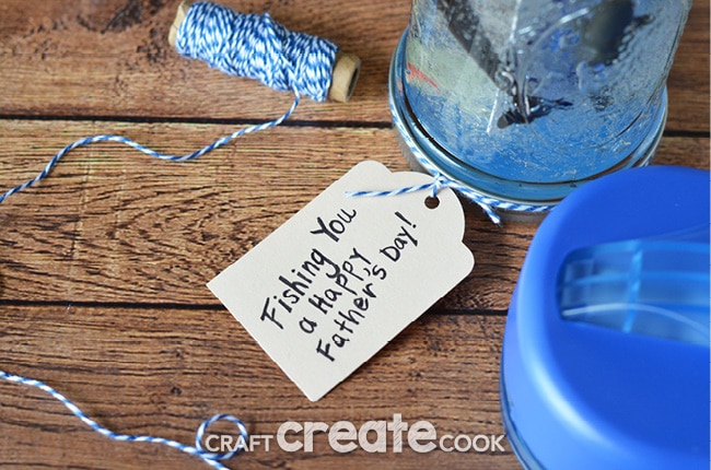 Father's Day Gift Card Jar - Craft Create Cook