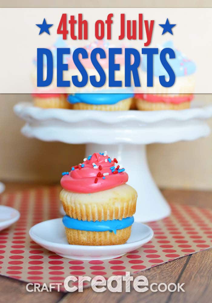 These easy 4th of July Desserts will be a big hit!
