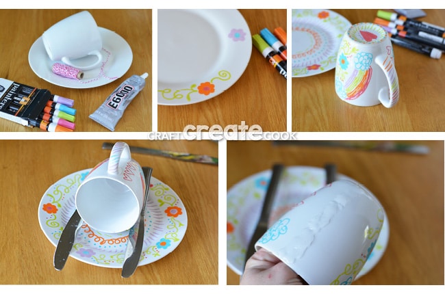 Easy Teacup Birdfeeder - With Sugru Moldable Glue 