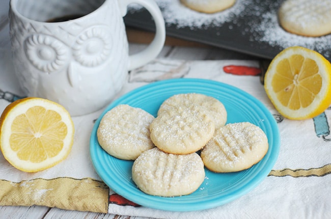 These Classic Lemon Butter Cookies will melt in your mouth and go perfectly with a hot cup of coffee!