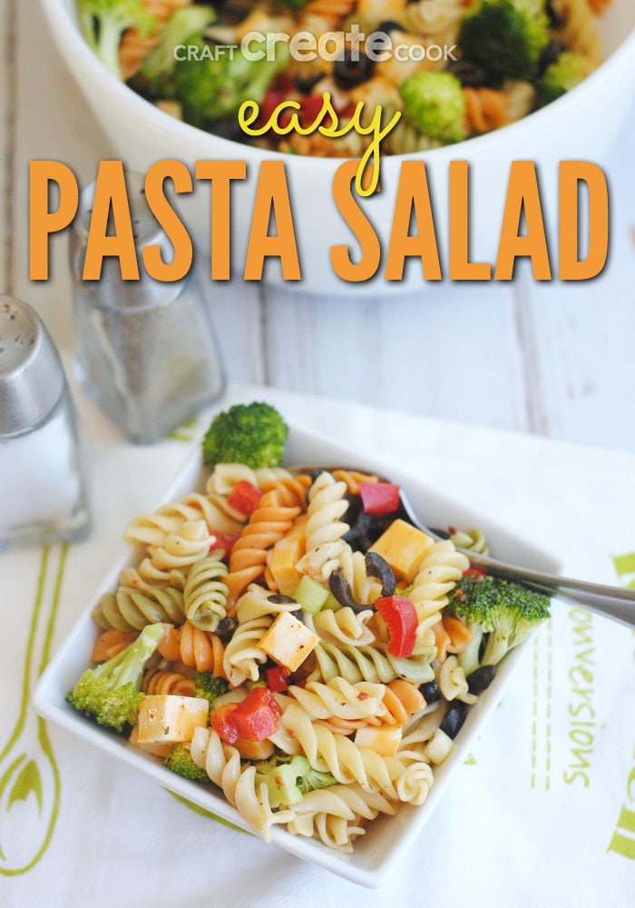 Your family will love this classic easy pasta salad that is perfect for all occasions! 