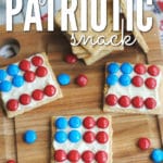 You're kids will love these easy and yummy Patriotic graham snacks!