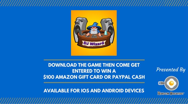 Enter to win DJ Wizard $100 Amazon Gift Card or Paypal!