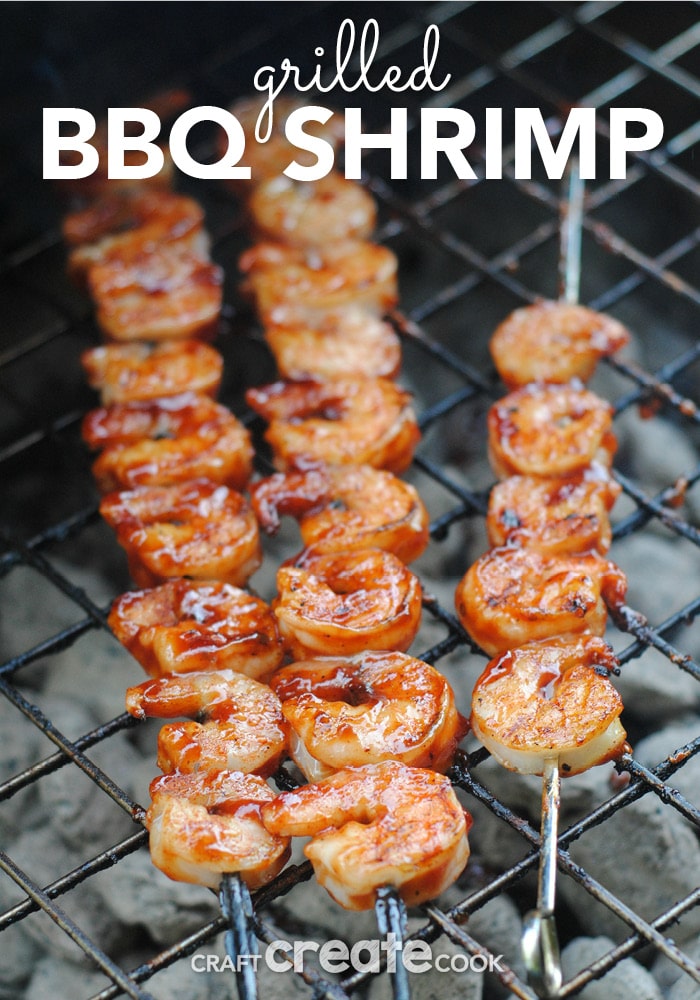 These grilled BBQ shrimp are easy to make and delicious!