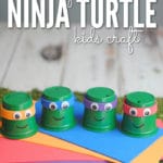 Your kids will love this fun TMNT k-cup craft!