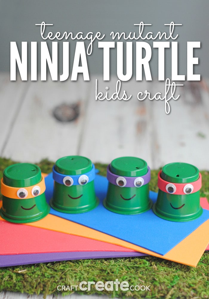 Your kids will love this fun TMNT craft!