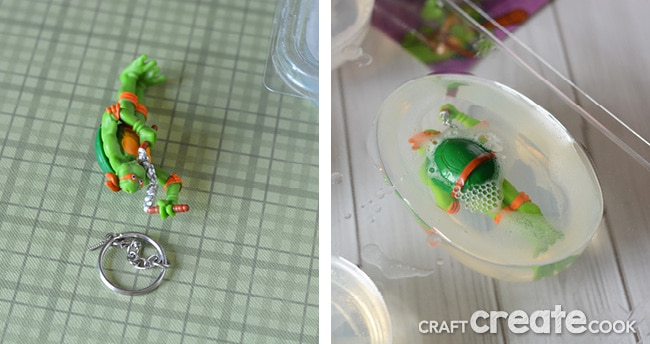 If you have a TMNT lover in your house, you'll want to make this easy soap!