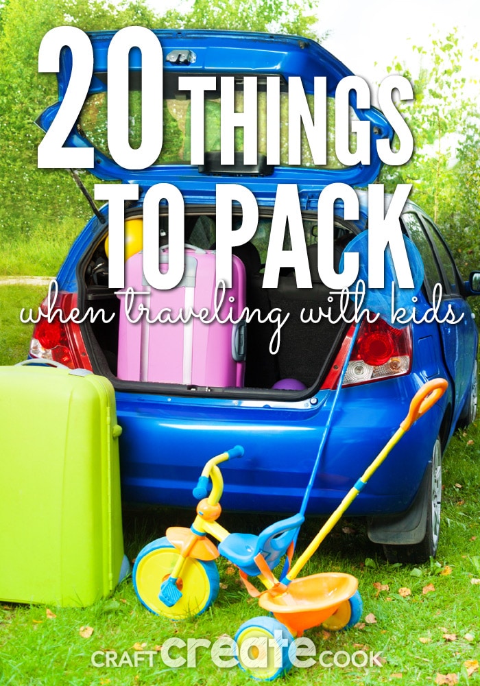 If you're taking a long car trip you need things for the kids to do in the car. This is my ultimate packing list when traveling with kids.