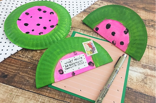 you will love our Easy Wacky Melon Pen Pal craft