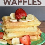 This classic waffle recipe will be a hit as your next family meal!