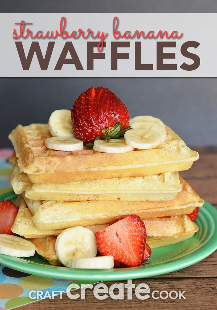 This classic waffle recipe will be a hit as your next family meal!