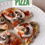 With a few simple ingredients, this Zucchini Pizza will be a hit in no time at the dinner table!