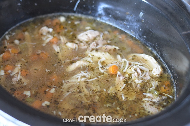 You'll be glad you tossed this Chicken and Dumplings recipe into the slow cooker!