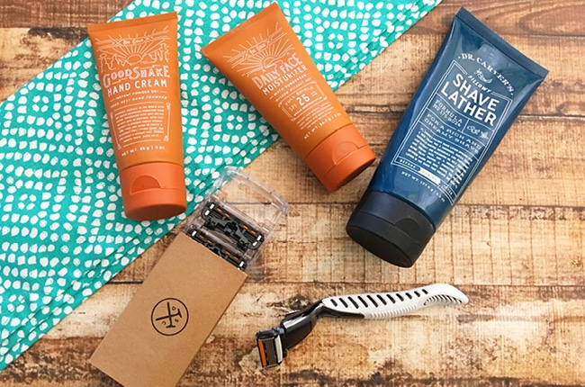 We've teamed up with another great company called Dollar Shave Club! A top rated company to give you a great shave for only a few bucks a month.