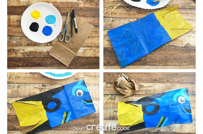 Once you've seen the movie, you'll fall in love with the fish named Dory. Make this easy Finding Dory Fish Craft, too!