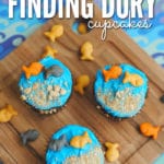 Your kids will love these adorable Finding Dory cupcakes!