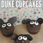 Kids will love these adorable Secret Life of Pets Duke Cupcakes!