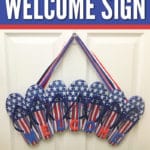 If you love summertime and flip flops, this easy DIY flip flog welcome sign is for you.