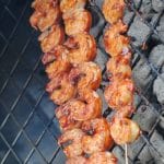 Grilled shrimp collage