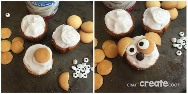 Your kids will love these Secret Life of Pet's Max inspired cupcakes!
