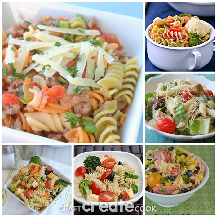 11 Delicious Pasta Salad Recipes for Summer! - Craft Create Cook