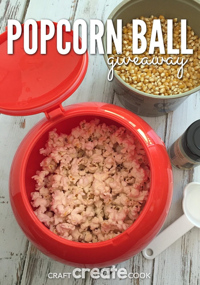 Enter to win a FREE Popcorn Ball!