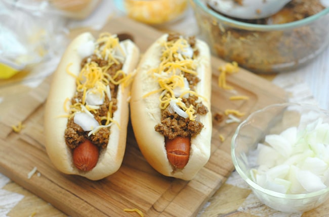 Your family will love these yummy taco coney dogs!