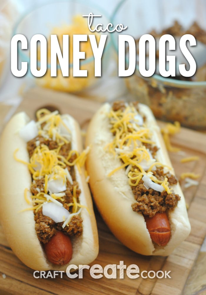 Your family will love these yummy taco coney dogs!