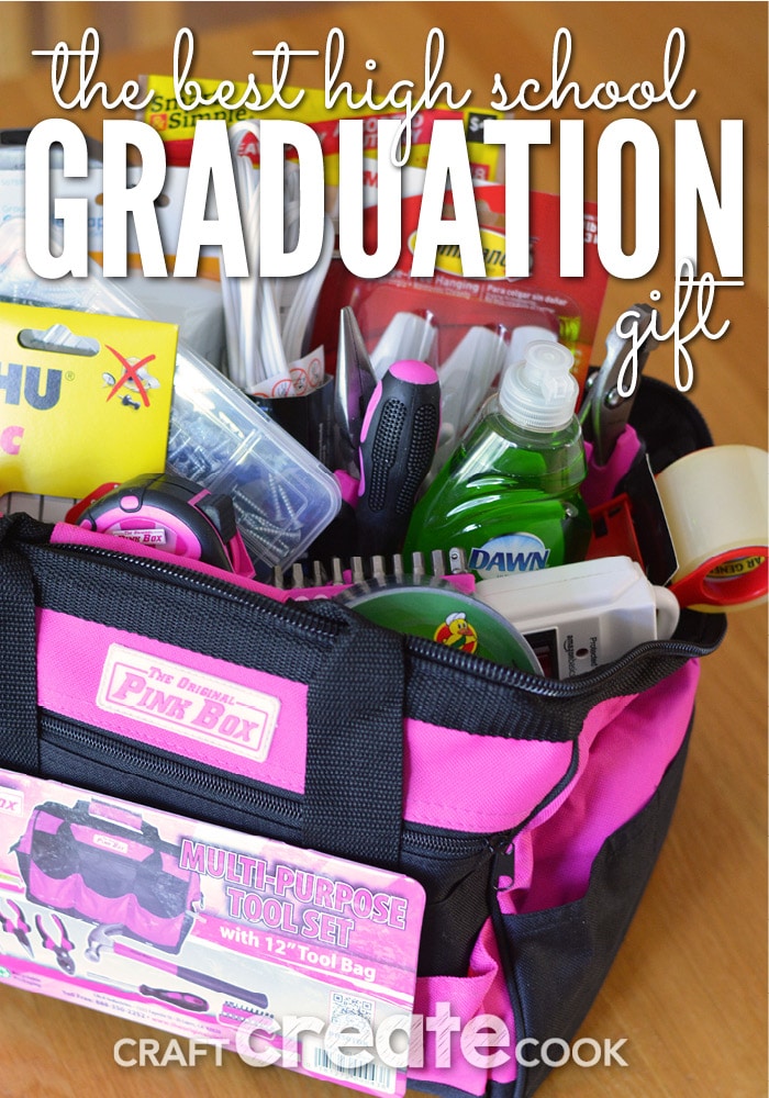 With high school graduation season in full force, you'll want to make this memorable and useful gift for your college bound friends.