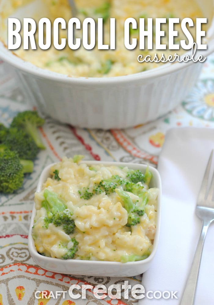 This broccoli cheese casserole is delicious and makes a great freezer meal! 