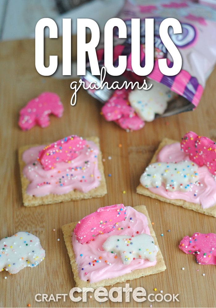 These circus grahams are fun, easy and delicious!