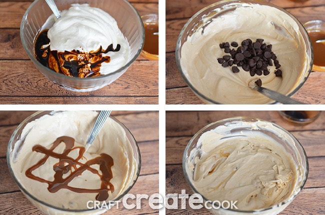 Coffee, caramel and chocolate combine to make this amazing no-machine-required homemade ice cream.