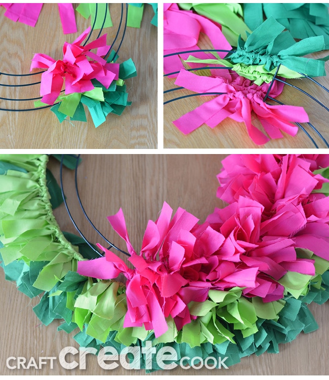 Nothing says summer like this easy watermelon wreath!