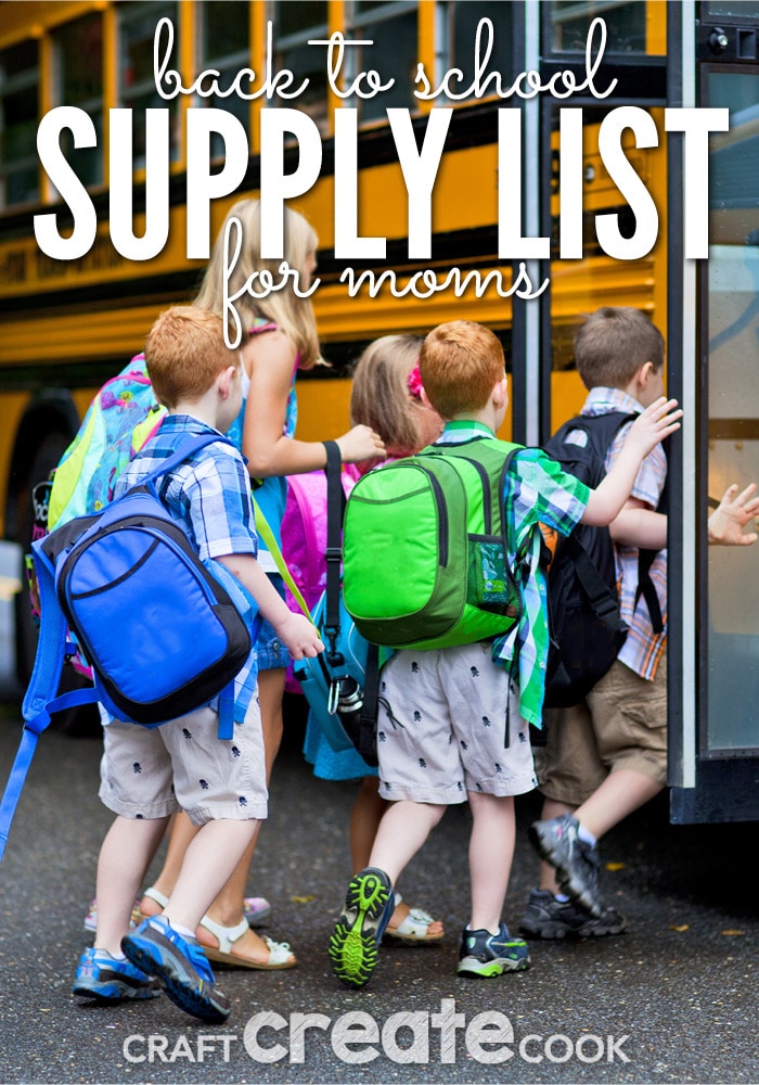 You will love these fun back to school supply ideas for mom! 