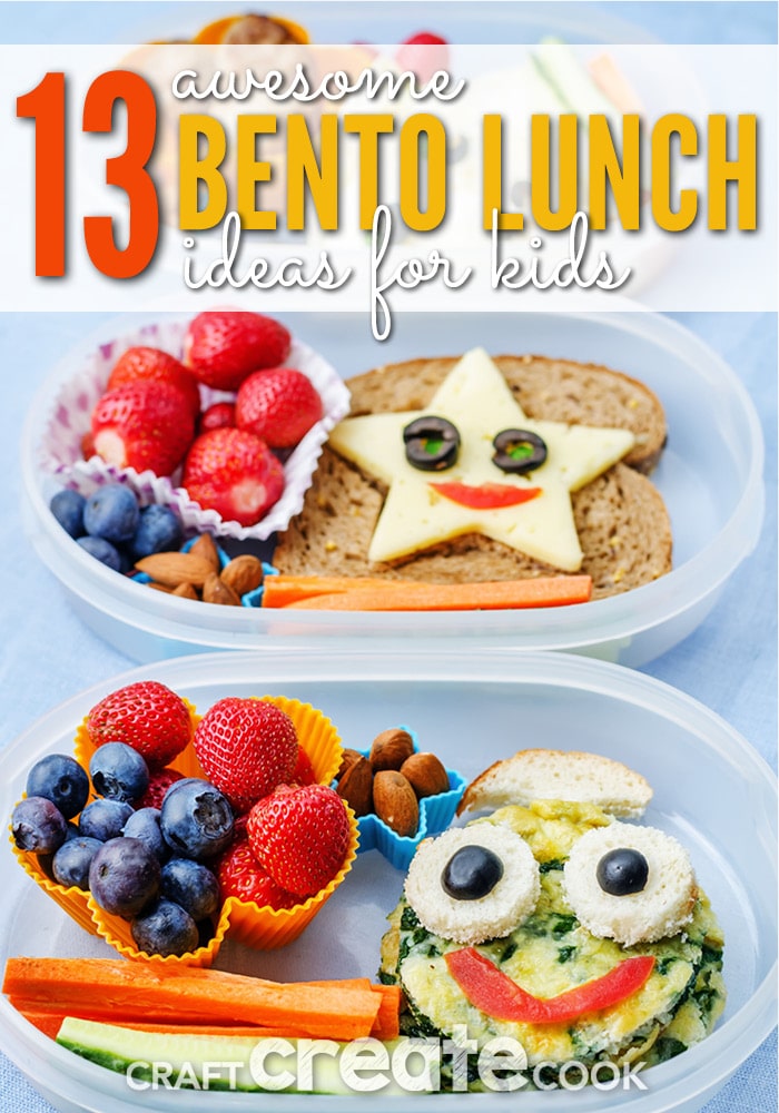 The kids will love these fun and delicious back to school bento lunch ideas!