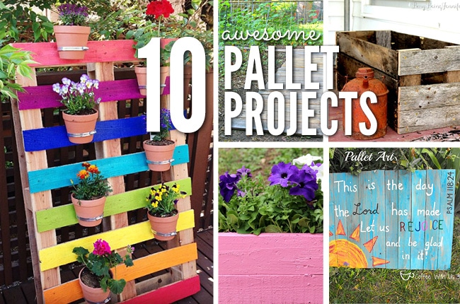 You will love these creative and fun DIY pallet upcycle ideas!