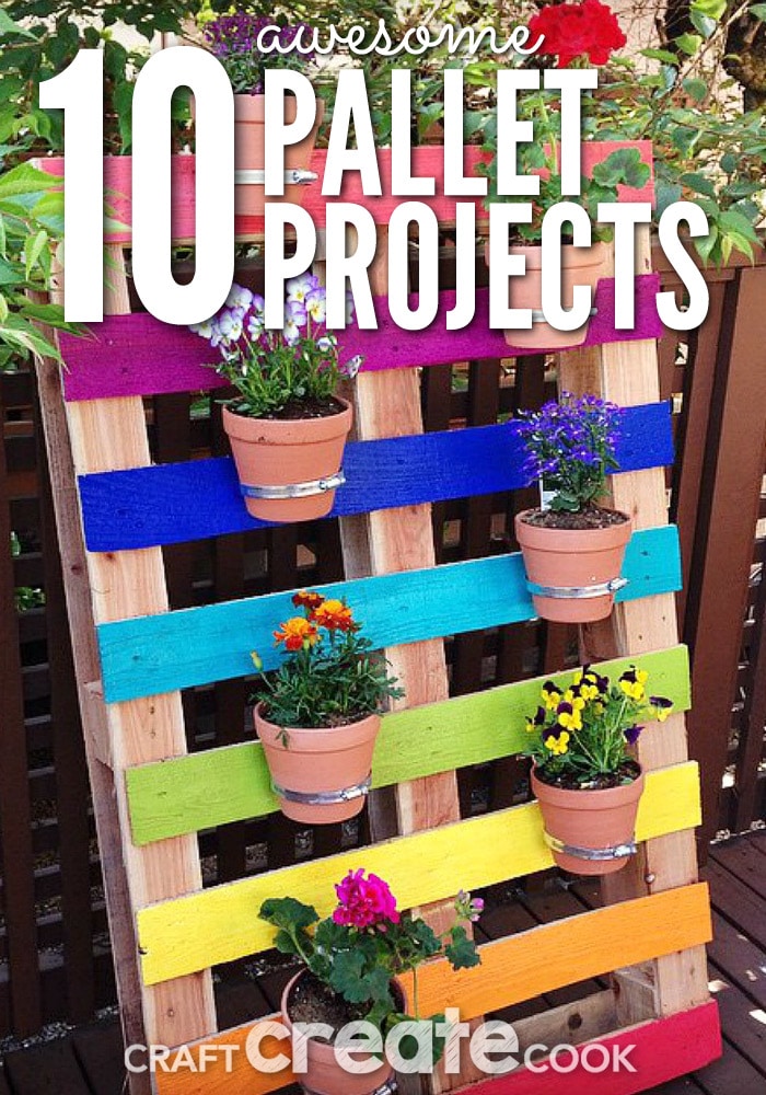 You will love these creative and fun DIY pallet project upcycle ideas!