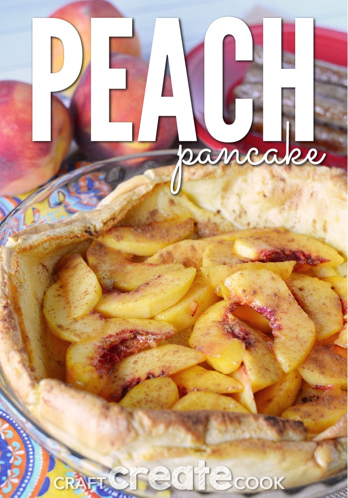 This delicate peach pancake recipe will wow your taste buds!