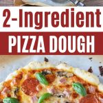 Pizza dough collage