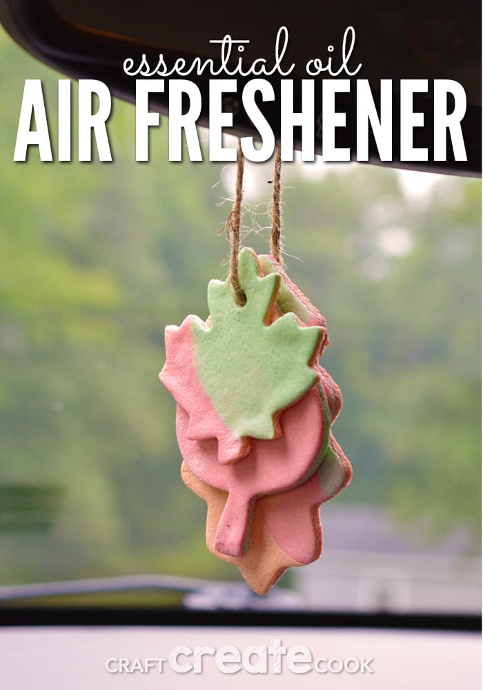 This easy salt dough air freshener with essential oils works very well in your own home and makes a great gift for teachers, friends and neighbors.