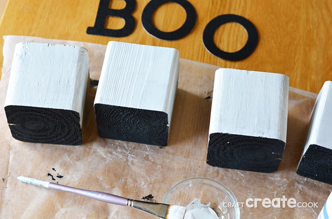 If you're looking for easy and cute Halloween decorations for your home, these BOO Blocks will fit in flawlessly with your decor.